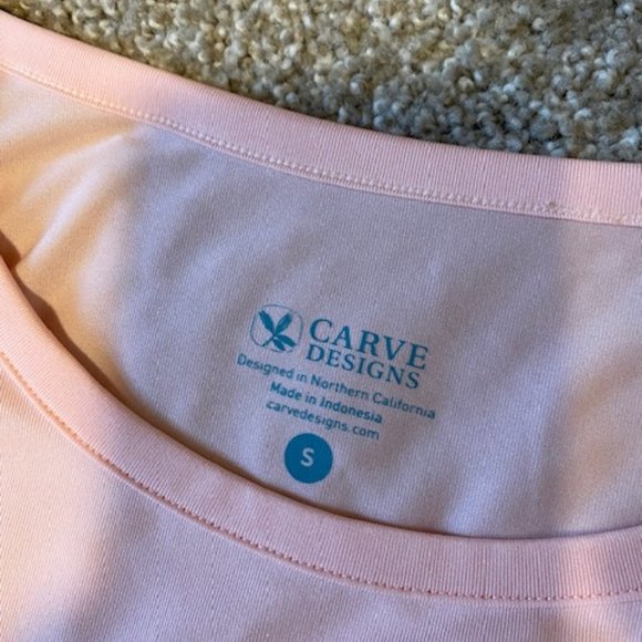 Carve Designs Pink Shirt in Size Small - Picture 3 of 5